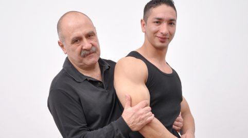 Photo of Muscle Guy Gets A Treatment